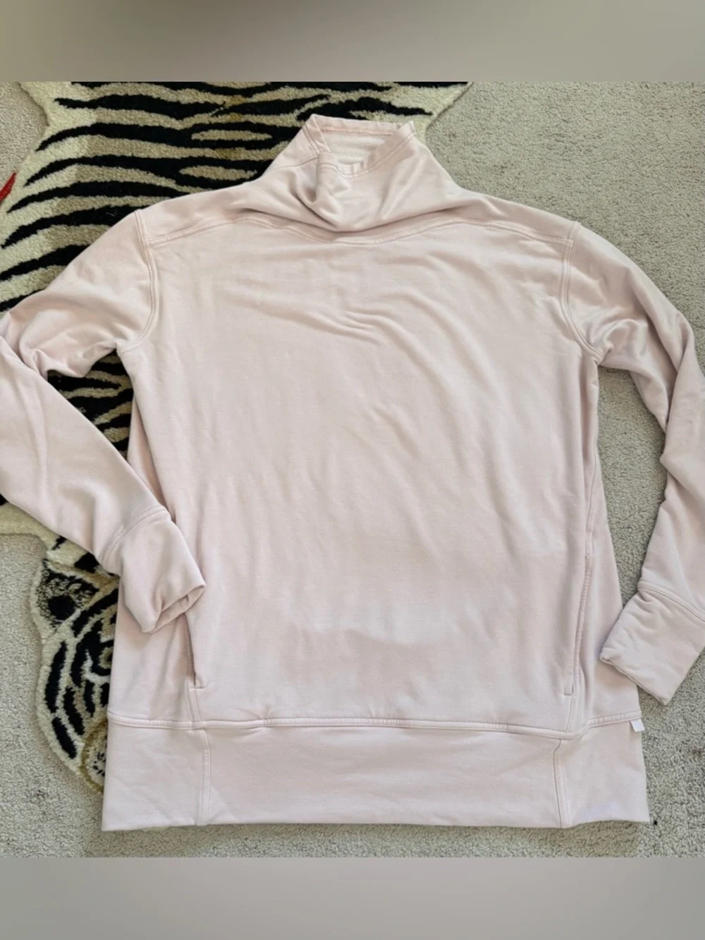 Lululemon Warm Down Funnel Neck Light Pink Size 12 Style Number: W3DSJS